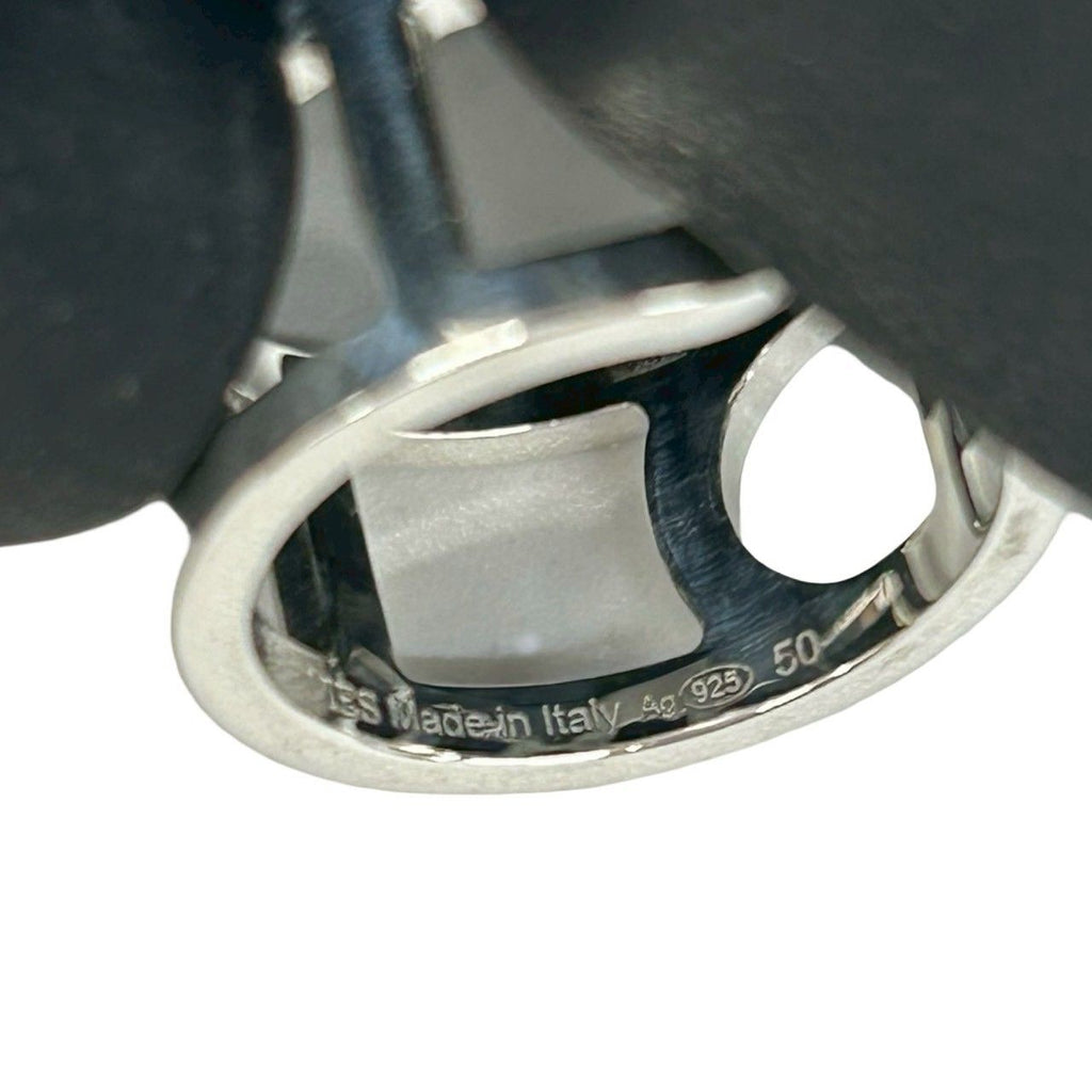 Hermes Vintage Chaine D'ancre Ring 925 Sterling Silver — view 4