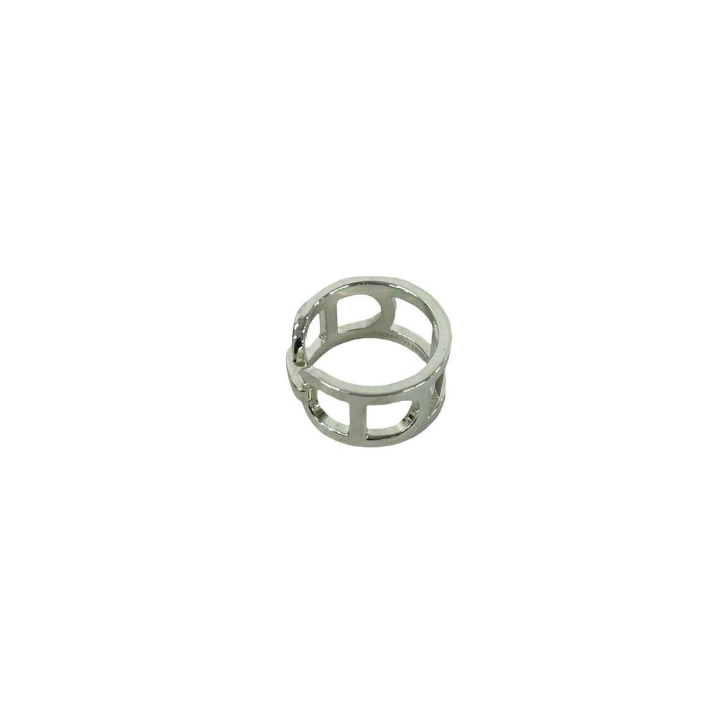 Hermes Vintage Chaine D'ancre Ring 925 Sterling Silver — view 5