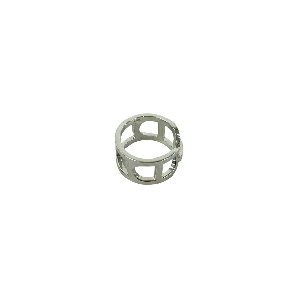 Hermes Vintage Chaine D'ancre Ring 925 Sterling Silver — view 6