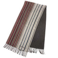 Louis Vuitton Scarf Multi Striped Cashmere Wool Brown