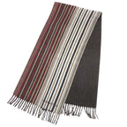 Louis Vuitton Scarf Multi Striped Cashmere Wool Brown