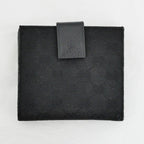 Gucci Hook Bifold Wallet GG Canvas Black Compact — view 2