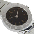Bvlgari zero One Stainless Steel Silver Kuo Analog Display Black Dial Watch — view 3