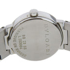 Bvlgari zero One Stainless Steel Silver Kuo Analog Display Black Dial Watch — view 6