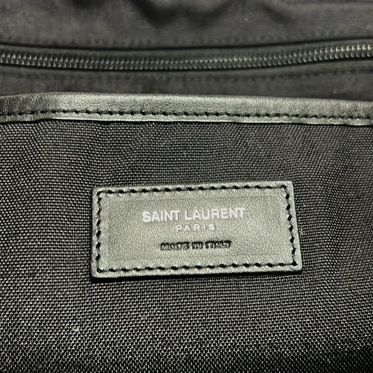 Saint Laurent Paris Backpack Hunting Rock Sac Black Leather — view 9