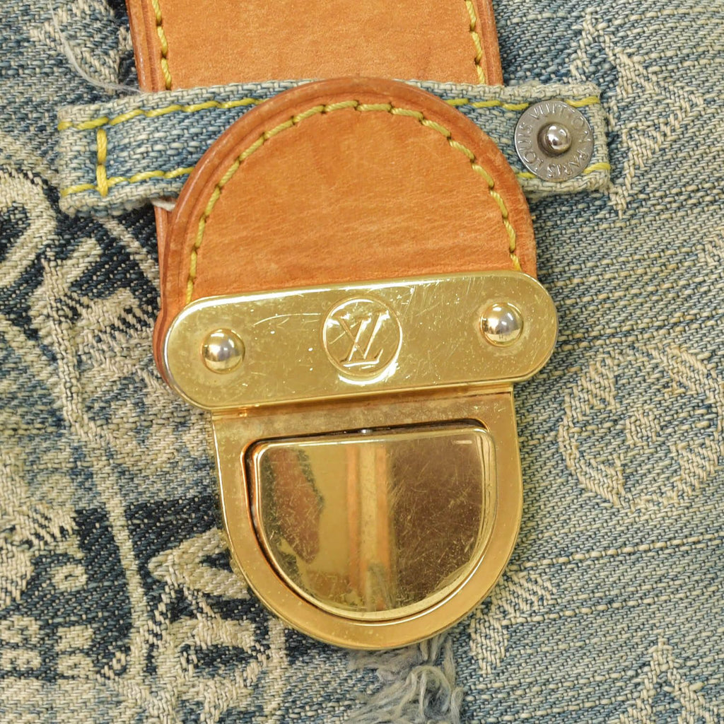 Louis Vuitton Patchwork Posty Messenger Bag Monogram Denim — view 6