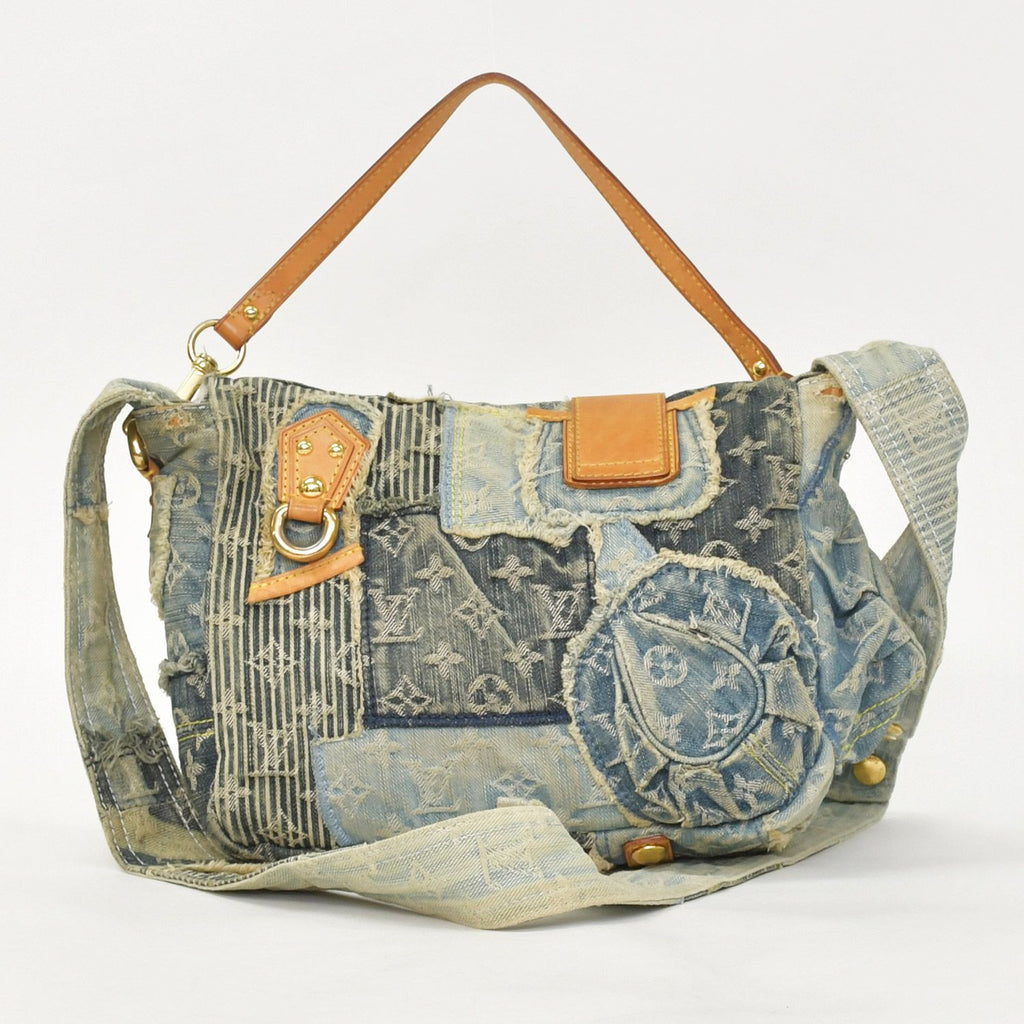Louis Vuitton Patchwork Posty Messenger Bag Monogram Denim — view 3