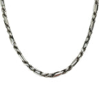Bottega Veneta Silver Twist Chain Necklace