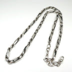 Bottega Veneta Silver Twist Chain Necklace — view 2
