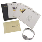 Bvlgari Stainless Steel Kuo Analog Display Black Dial Watch — view 9