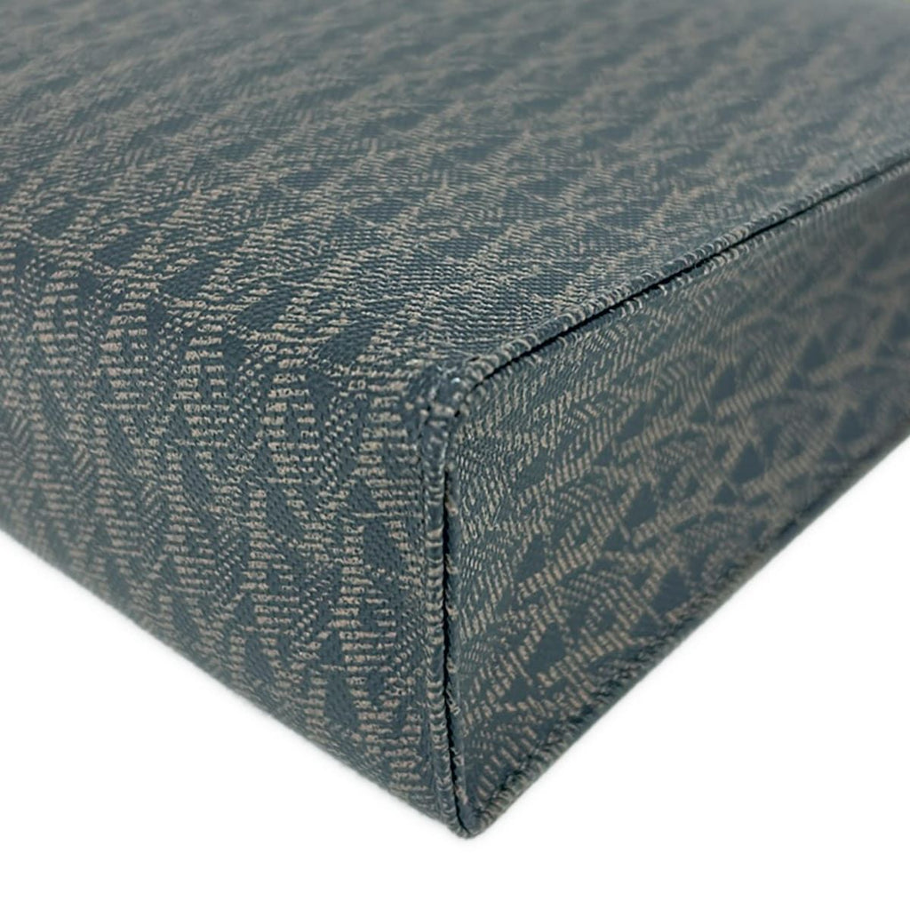 Saint Laurent Paris Clutch Classic Toile Monogram Dark Brown Black — view 6