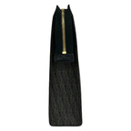 Saint Laurent Paris Clutch Classic Toile Monogram Dark Brown Black — view 4