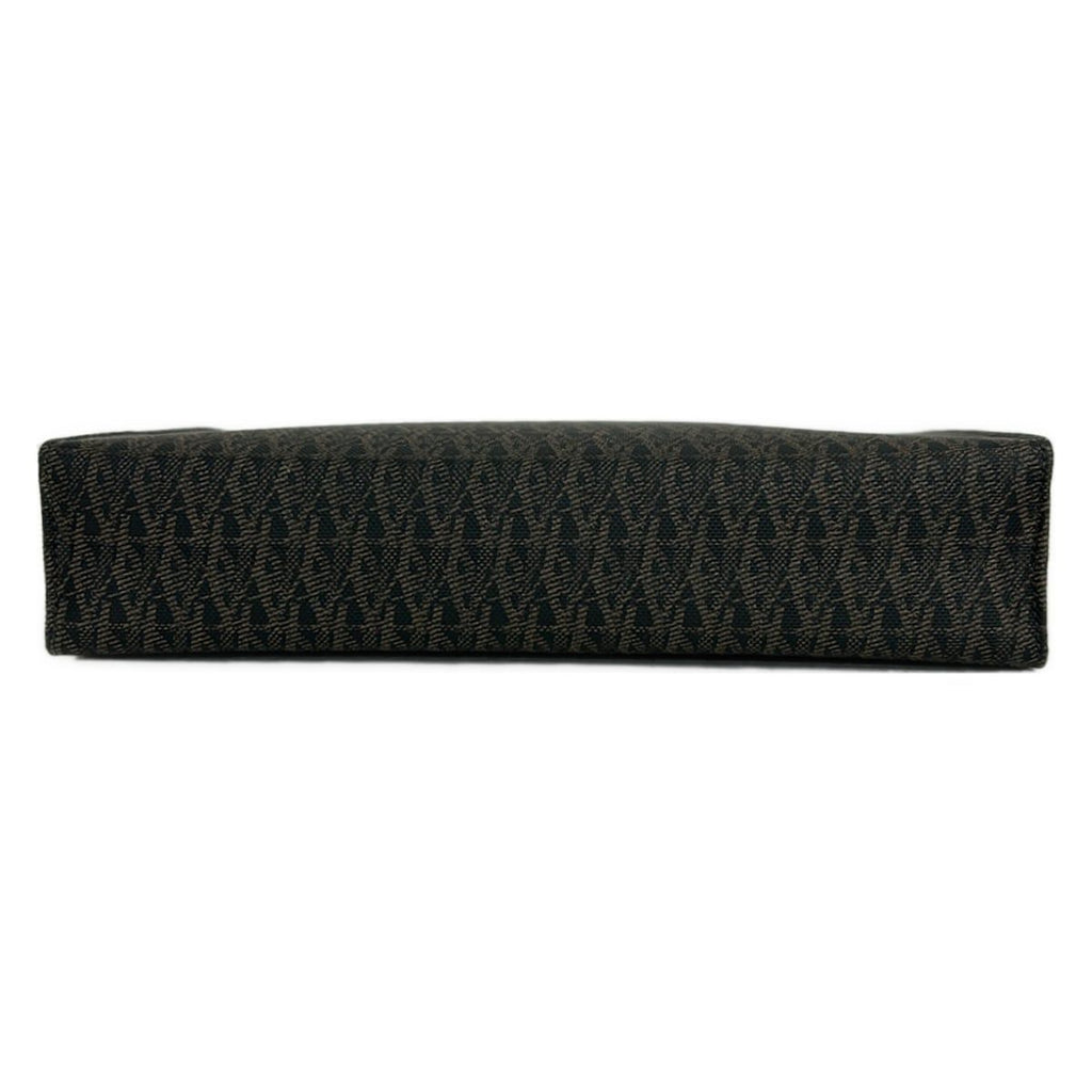 Saint Laurent Paris Clutch Classic Toile Monogram Dark Brown Black — view 5