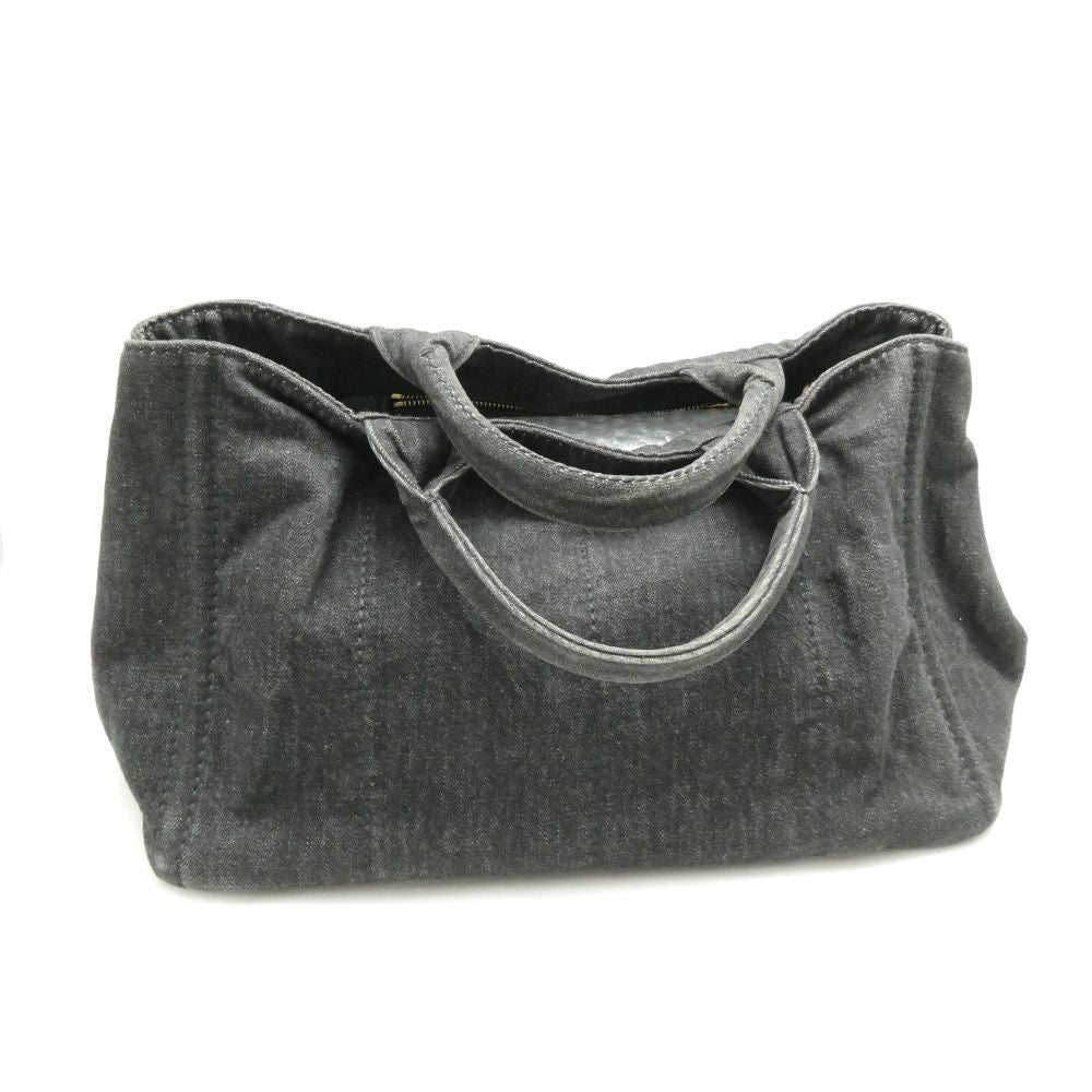 Prada Canapa Handbag Denim — view 3