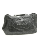 Prada Canapa Handbag Denim — view 2