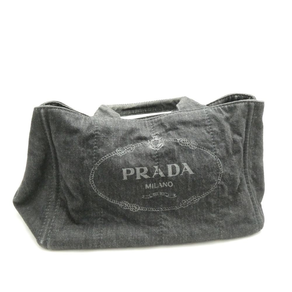 Prada Canapa Handbag Denim — view 2