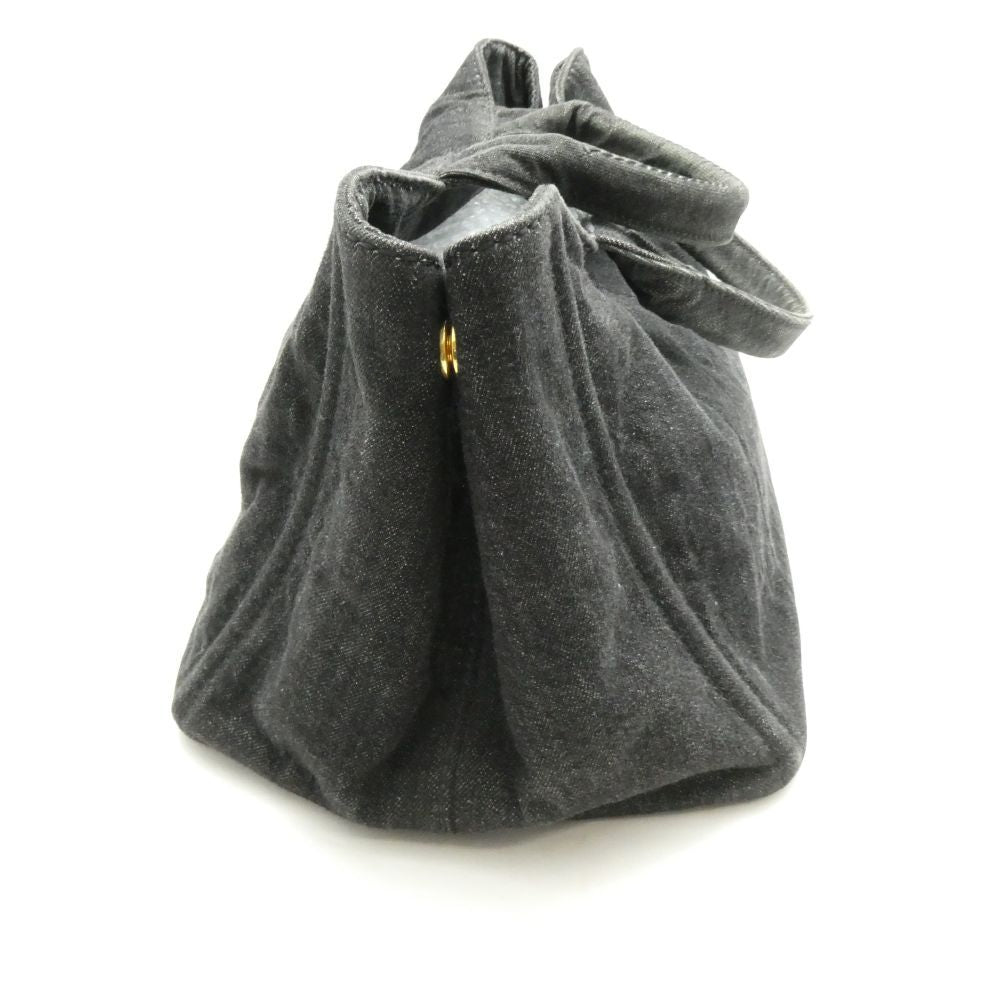 Prada Canapa Handbag Denim — view 4