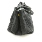 Prada Canapa Handbag Denim — view 4