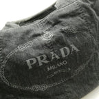 Prada Canapa Handbag Denim — view 7