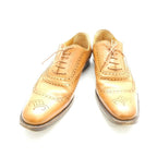 Hermes Oxford Shoes Leather Business Camel