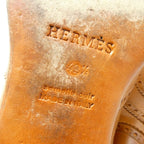 Hermes Oxford Shoes Leather Business Camel — view 5