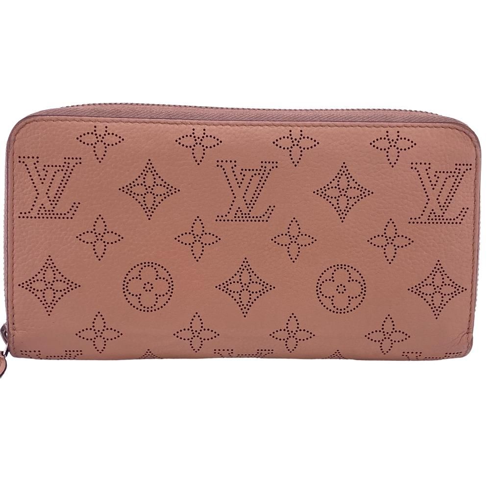 Louis Vuitton Zippy Wallet Monogram Mahina Leather Magnolia