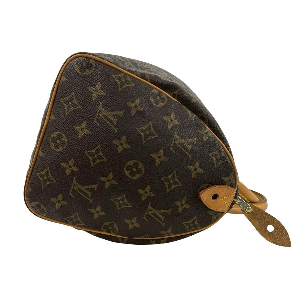 Louis Vuitton Vintage Speedy 30 Monogram Leather Boston Bag Brown — view 6