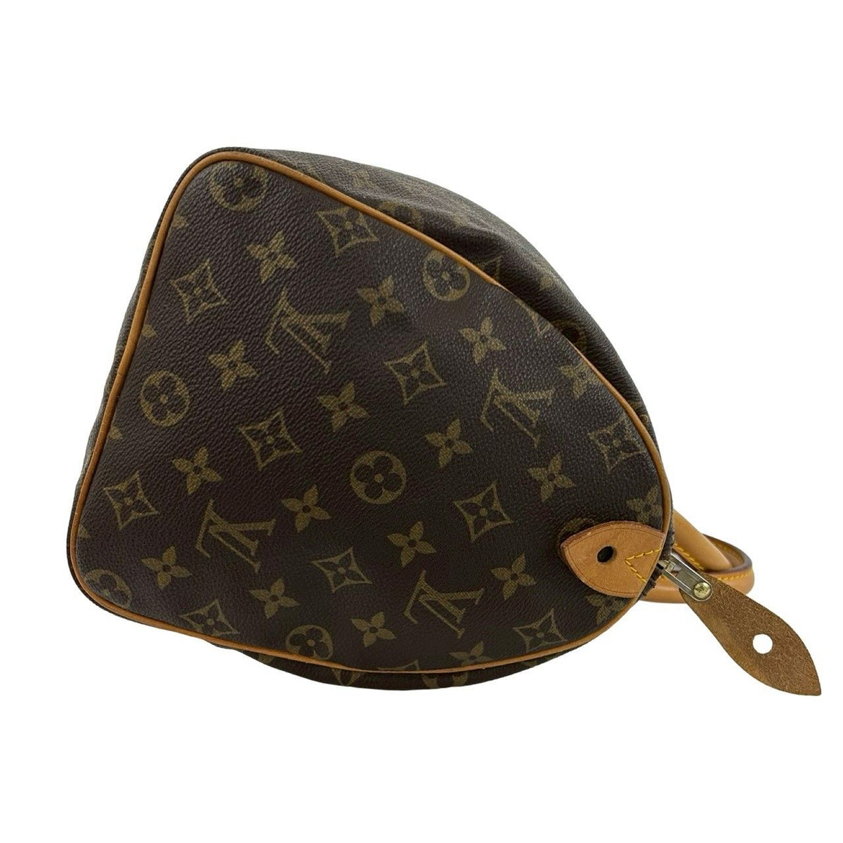 Louis Vuitton Vintage Speedy 30 Monogram Leather Boston Bag Brown — view 6