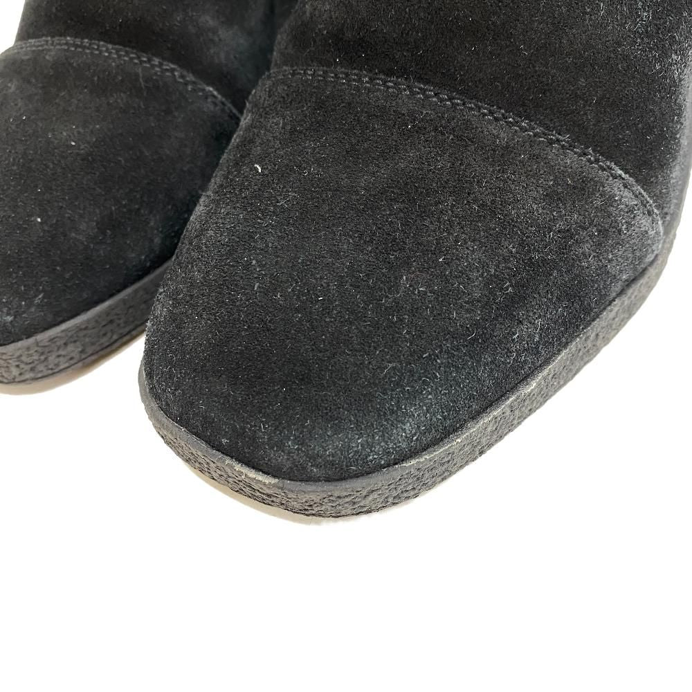 Louis Vuitton Suede Boots Black — view 3