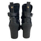 Louis Vuitton Suede Boots Black — view 5