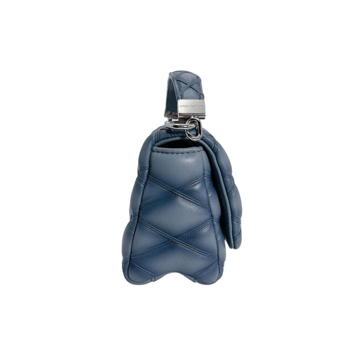 Louis Vuitton Maltage 2-Way Bag Handbag Denim Blue