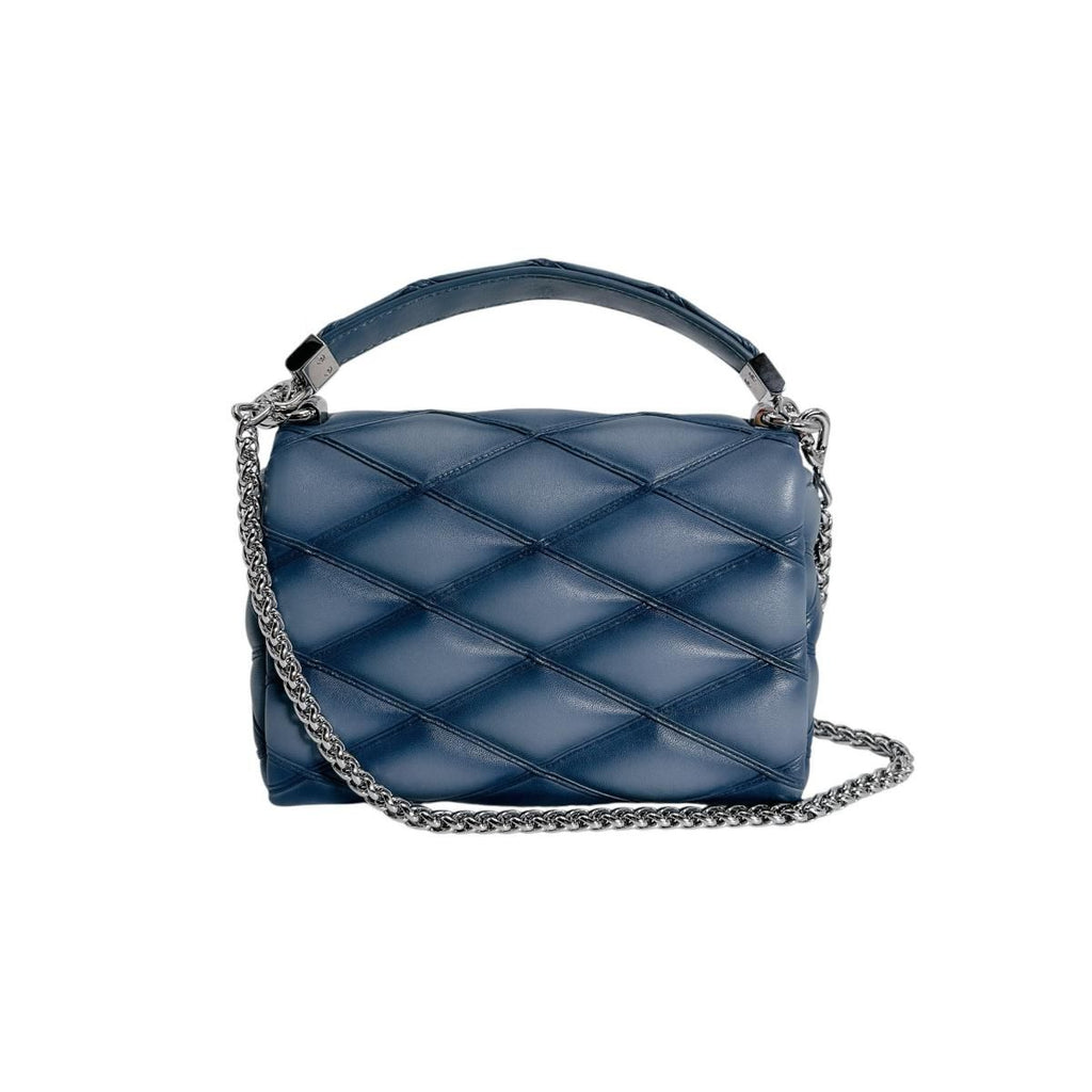 Louis Vuitton Maltage 2-Way Bag Handbag Denim Blue