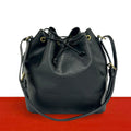 Louis Vuitton Vintage Petit Noe Epi Leather Drawstring Shoulder Bag Noir
