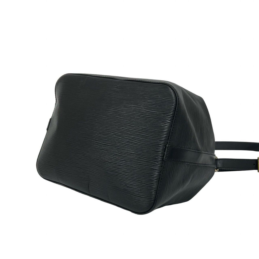Louis Vuitton Vintage Petit Noe Epi Leather Drawstring Shoulder Bag Noir — view 8