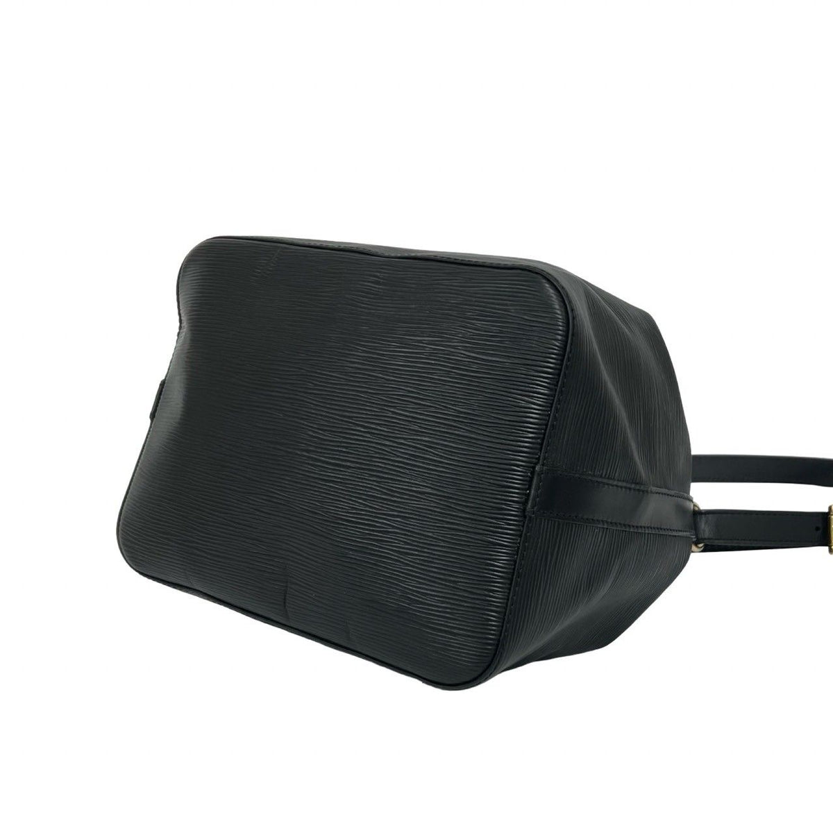 Louis Vuitton Vintage Petit Noe Epi Leather Drawstring Shoulder Bag Noir — view 8