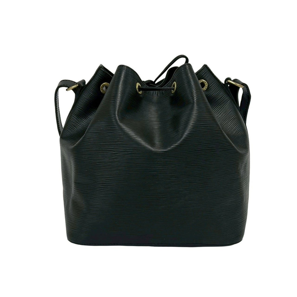 Louis Vuitton Vintage Petit Noe Epi Leather Drawstring Shoulder Bag Noir — view 3