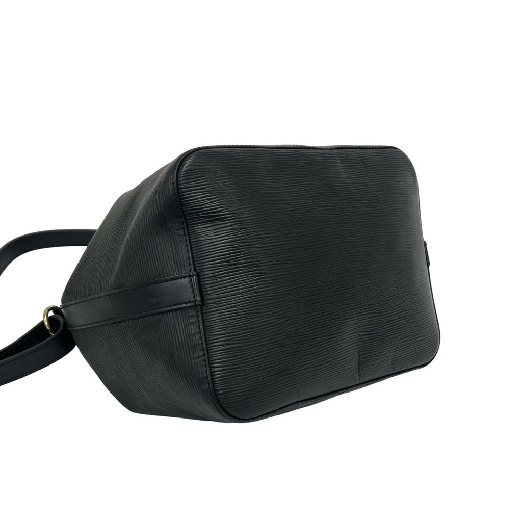 Louis Vuitton Vintage Petit Noe Epi Leather Drawstring Shoulder Bag Noir — view 7