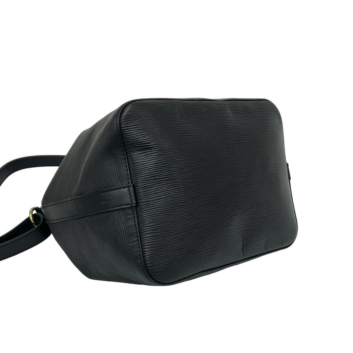Louis Vuitton Vintage Petit Noe Epi Leather Drawstring Shoulder Bag Noir — view 7