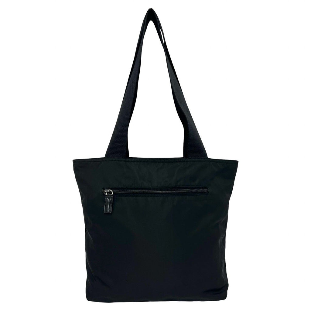 Prada Tessuto Nylon Tote Shoulder Bag Black — view 3