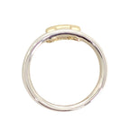 Hermes Olympe Actual Ring Vintage 18k Gold 925 Sterling Silver