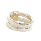 Hermes Olympe Actual Ring Vintage 18k Gold 925 Sterling Silver