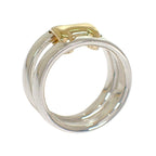 Hermes Olympe Actual Ring Vintage 18k Gold 925 Sterling Silver