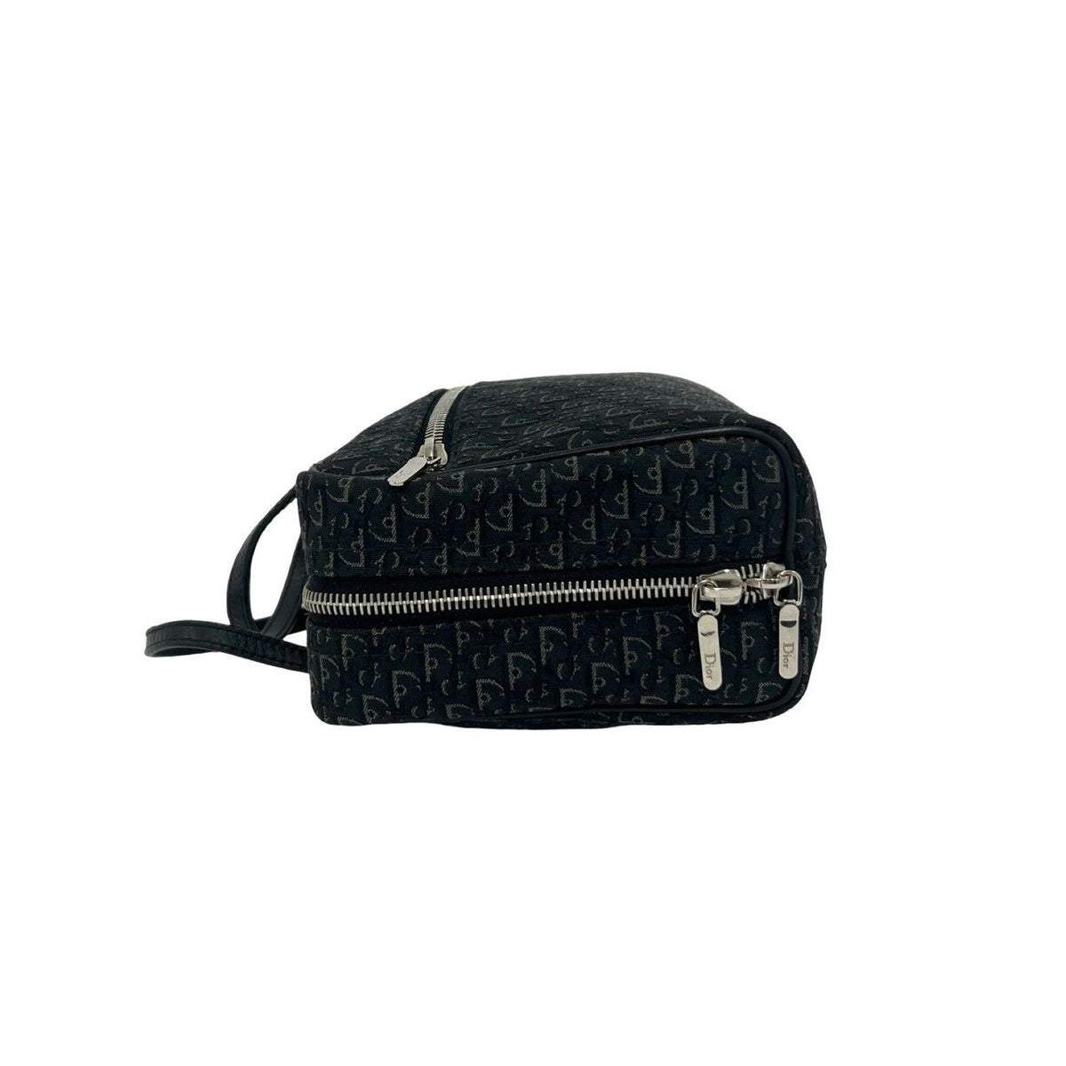 Dior Trotter Canvas Leather Mini Boston Bag Black — view 5