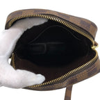 Louis Vuitton Danube Damier Leather Shoulder Bag Brown — view 7