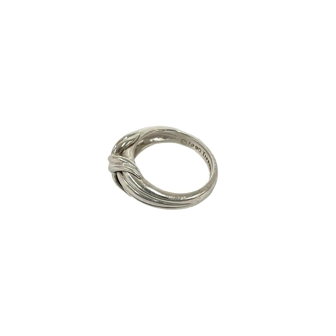 Tiffany & Co Vintage Signature Ring 925 Sterling Silver — view 4