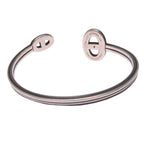 Hermes Bangle Bracelet Silver — view 2
