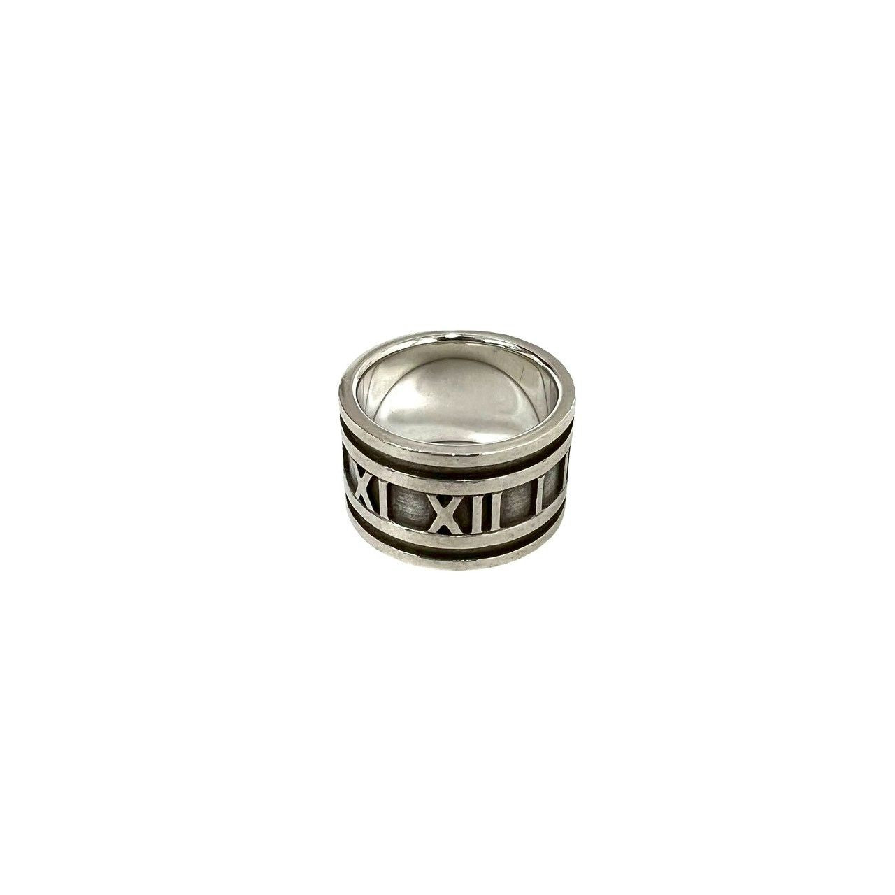 Tiffany & Co Vintage Wide Atlas Ring 925 Sterling Silver — view 4