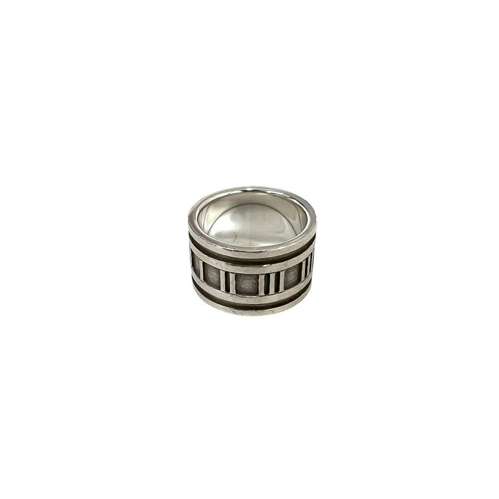 Tiffany & Co Vintage Wide Atlas Ring 925 Sterling Silver — view 6