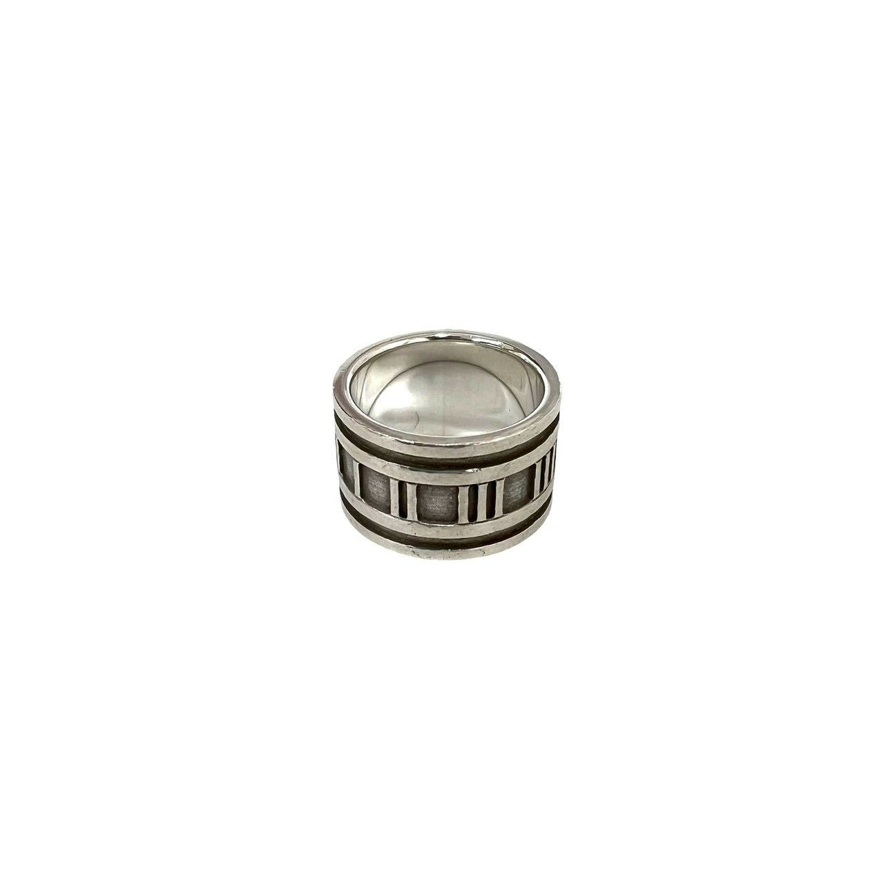 Tiffany & Co Vintage Wide Atlas Ring 925 Sterling Silver — view 6