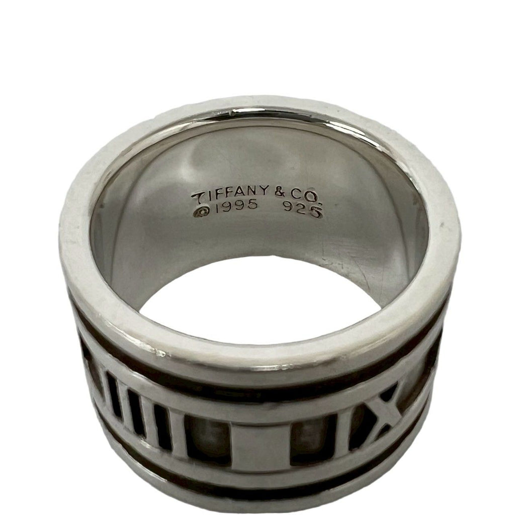 Tiffany & Co Vintage Wide Atlas Ring 925 Sterling Silver — view 3